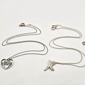 3 Misc. Tiffany & Co. Sterling Necklaces